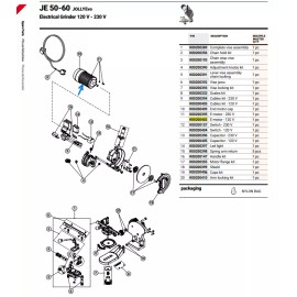 Tecomec OEM Replacement Motor for EVO and compatible for Oregon model 410-120