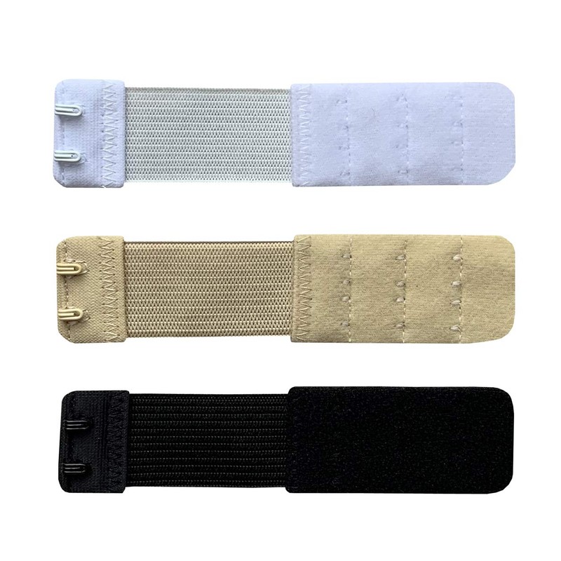 Chanie Women Pack of 3 Soft Comfortable 2 Hooks Bra