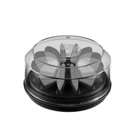 D'Addario - Soporte para púas de guitarra 360, funda para hasta 12 púas, tapa transparente, regalo para músicos
