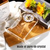 Ornalrist Retirement Gifts for Women Men K9 Crystal Clock, Going