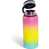 AGH 32oz Stainless Steel Insulated Leak-proof Water Bottle Thermos, Rainbow