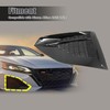 FZJDSD 1PC Black Passenger Right Side Front Fog Lamp Light
