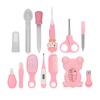 Baby Healthcare Kit Scissors Nail Clippers Tweezers Feeding Spoon Thermometer