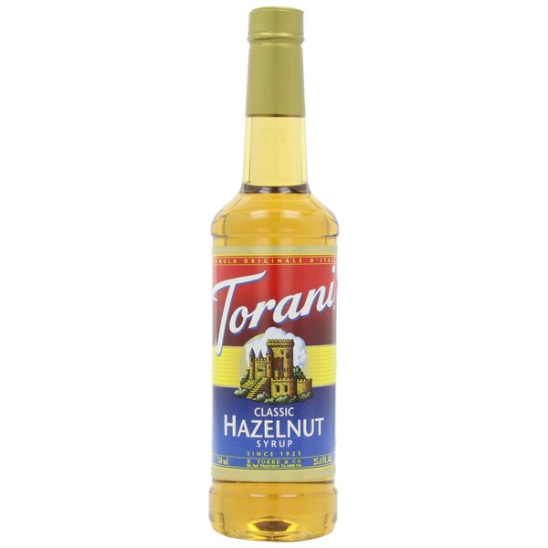 Torani Syrup, Classic Hazelnut, 25.4-Ounce Bottles (Pack of 3)
