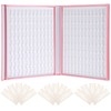wutfuooo 2 Pack 216 Colors Nail Display Book, Nail Gel