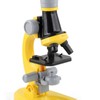 Kids Microscope Set 100x 400x 1200x Magnifications Angle Adjust LED