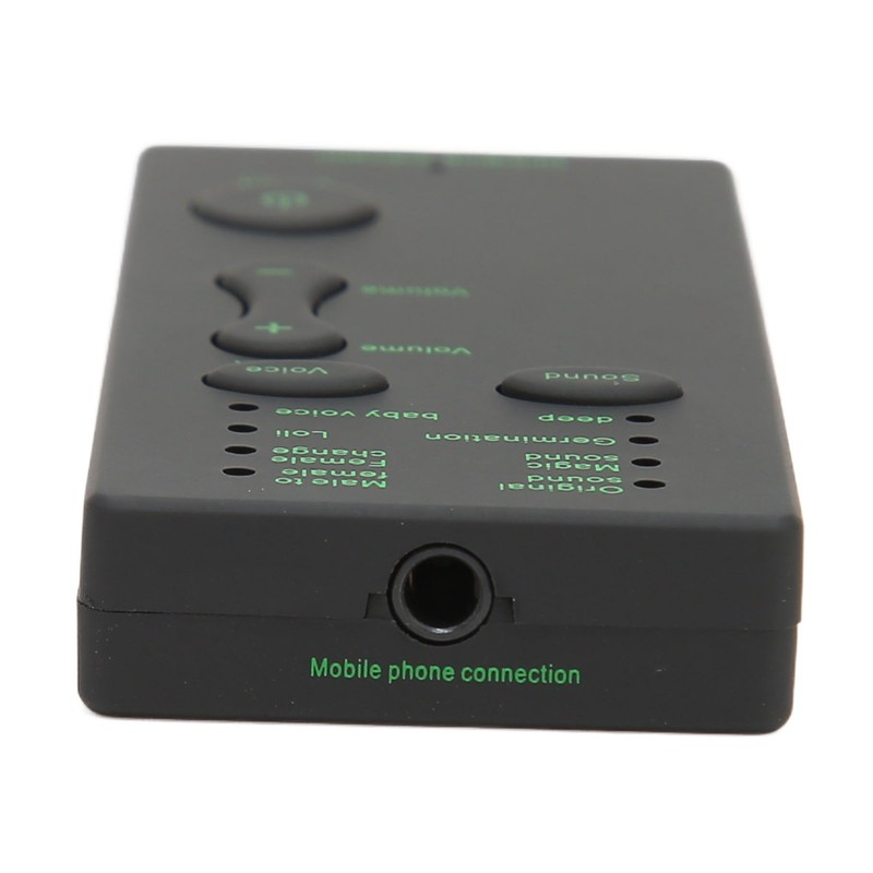 Voice Changer Portable Handheld 7 Modes Sound Card Voice Changer