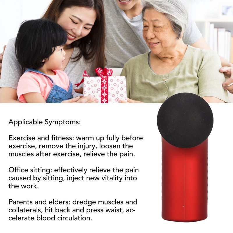 Percussion Muscle Massager Small Portable Relax Fitness Electric Frequency Conversion