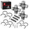3PCS Front & Rear Prop Shaft U-Joint For Polaris General