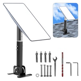 HEBERUCK Starlink V2 Roof Mount, Aspotify Starlink Mounting Kit, Starlink Pole Mount, Starlink Antenna Mount with Starlink Mount Adapter, Compatible with Starlink V2