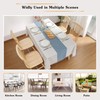 JIALE Tablecloths for Rectangle Tables,Cotton Linen Table Cloth Waterproof Tablecloth