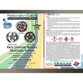 Inline Tube Rally Wheel Dark Charcoal Grey, 1pc