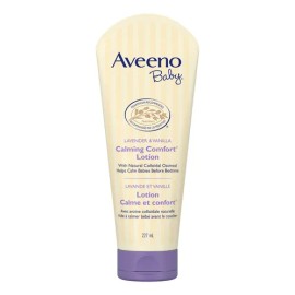 Aveeno Baby Crema calmante e hidratante para rozaduras del pañal con lavanda y vainilla contiene probioticos para reparar la barrera de la piel 227g