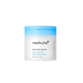 MEDICUBE Zero Pore Madecassoside Pads Mild, Pads Tonificantes Faciales con PHA, Madecassoside, Pantenol y Ácido Hialurónico, Exfoliación Suave para