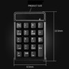 Bewinner Wired Numeric Keypad, 19 Keys Portable Slim Splashproof Waterproof
