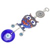 Blue Eye Owl Keychain Good Luck Beautiful Blessing Amulet Car