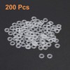 sourcing map Flat Washer Nylon M4 Seal 8.5 mm AD