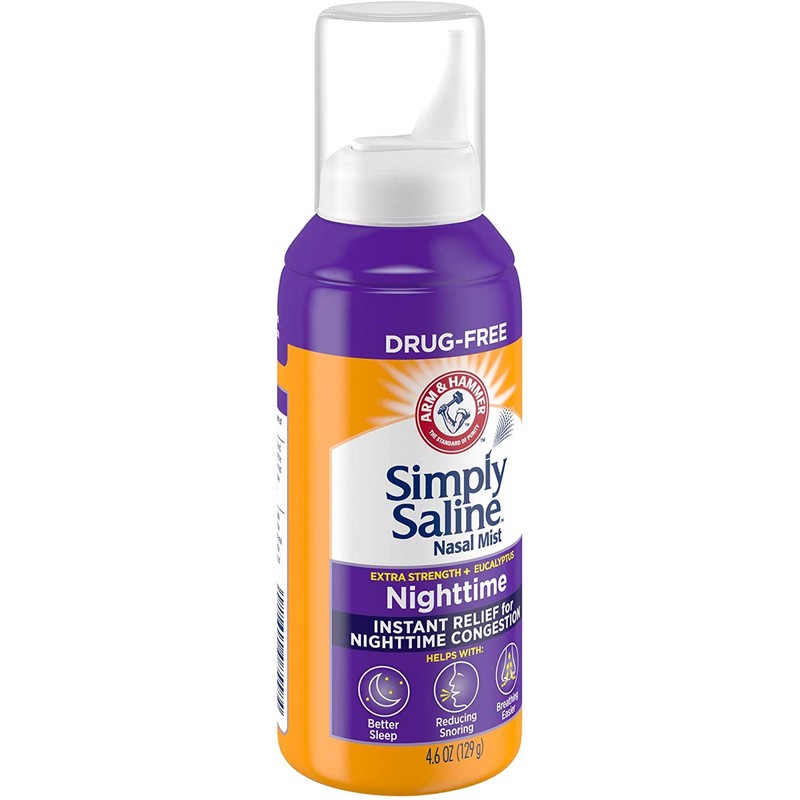 Simply Saline Plus Nighttime Formula Nasal Mist+Eucalyptus