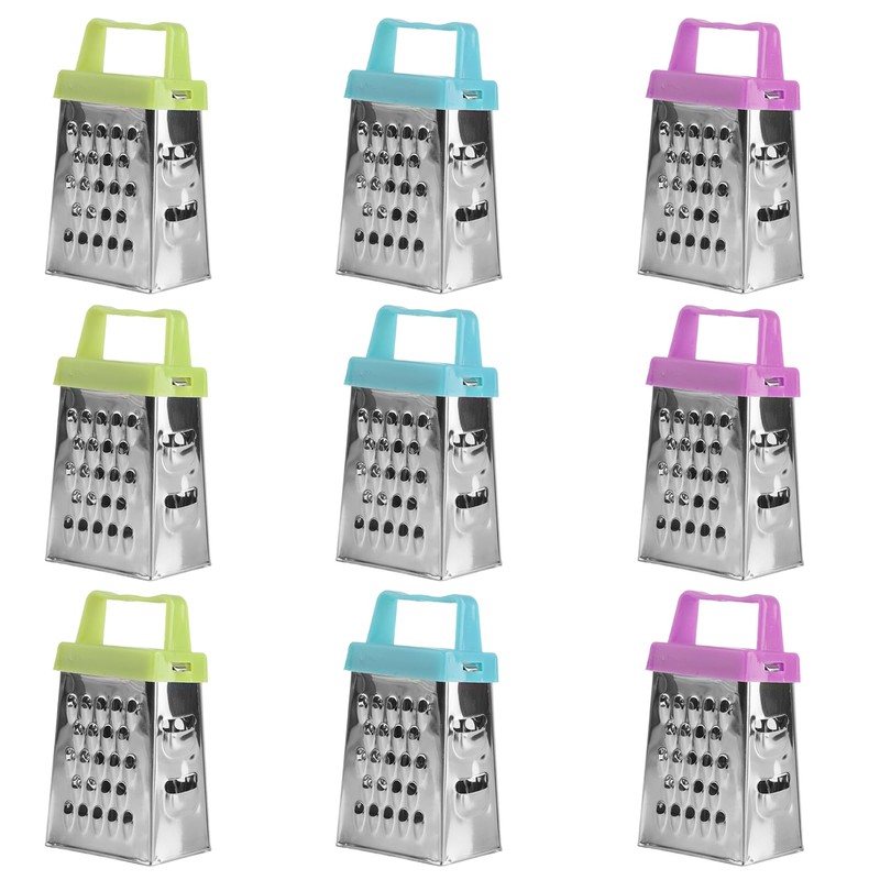 9PC Mini Cheese Grater, Box Grater and Multi Functional Vegetable