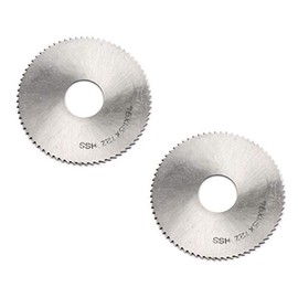 Rannb 72 Teeth Milling Slitting Slotting Saw Mill Cutter 75mm/2.95" Dia 1.5mm/0.059" Thick - Pack of 2