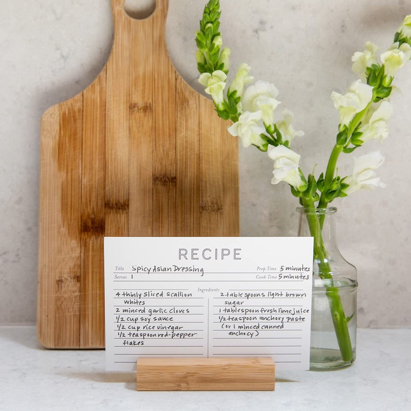 Jot & Mark Recipe Cards 4x6 Inches Blank Double Sided,