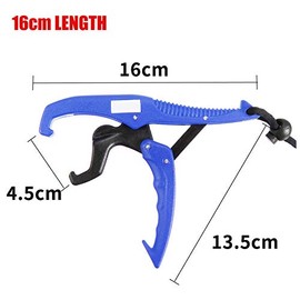 Fishing Gripper, 1pcs Fishing Pliers Tool Floating Fish Lip Grip Gripper Pliers Tools Gife For Fishmen Red Length 16cm