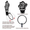 MAYJOYDIY Cactus Metal Towel Ring Cactus Potted Plant Hand Towel