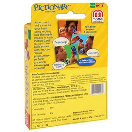 Pictionary Card Game Size Ea Pictionary Card Game