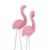 4 Pcs Pink Flamingo Garden Statue Fine Details Stylish Vivid