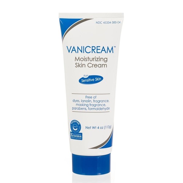 Vanicream Moisturizing Skin Cream for Sensitive Skin 4 oz (Pack of 5)