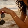 JATEBI 14K Gold Plated Bracelets for Women, Initial Cross Bracelet