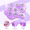 Body Massage Glove, Palm Shaped Massager Roller Ball Metal Rolling