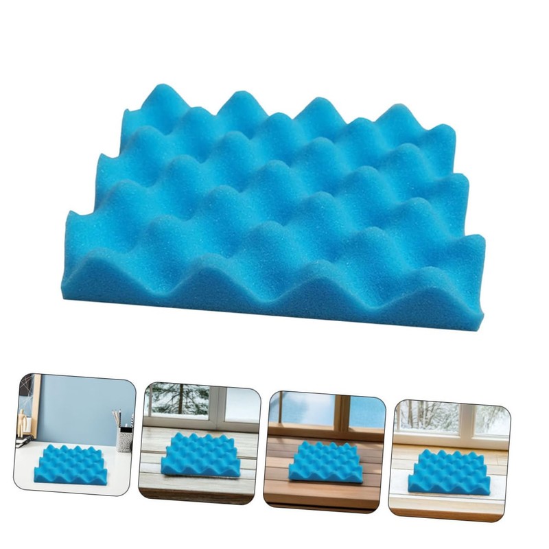 TEHAUX 2pcs High Absorbent Clay Drying Sponge Mats for Efficient