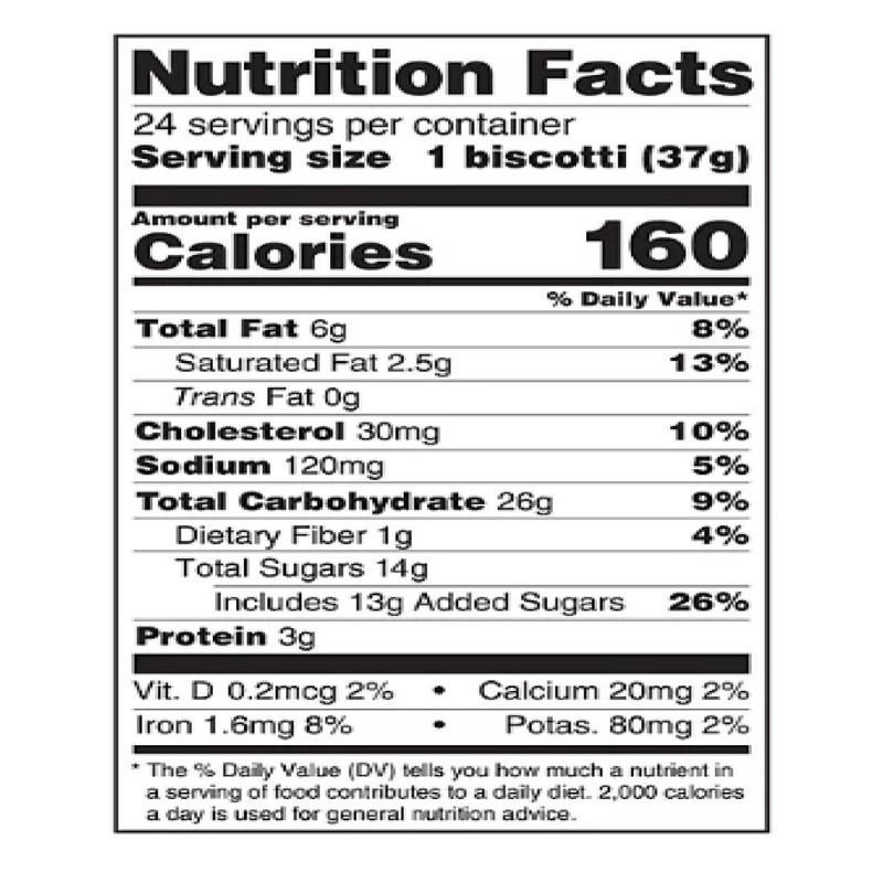 Nonni's Almond Chocolate Biscotti, 24 ct.