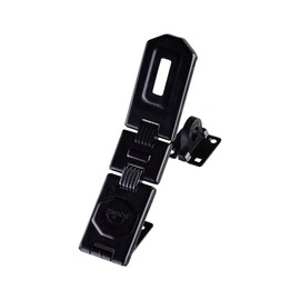 Squire DHH1 Henry Double Hinge Hasp and Staple, Black, One Size