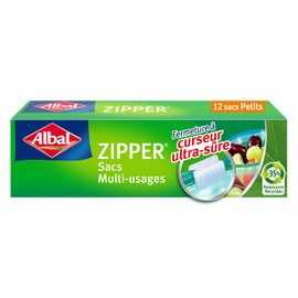 Albal 12 Multi Purpose Bags Zipper Airtight Bags 20cm x 15cm 1L