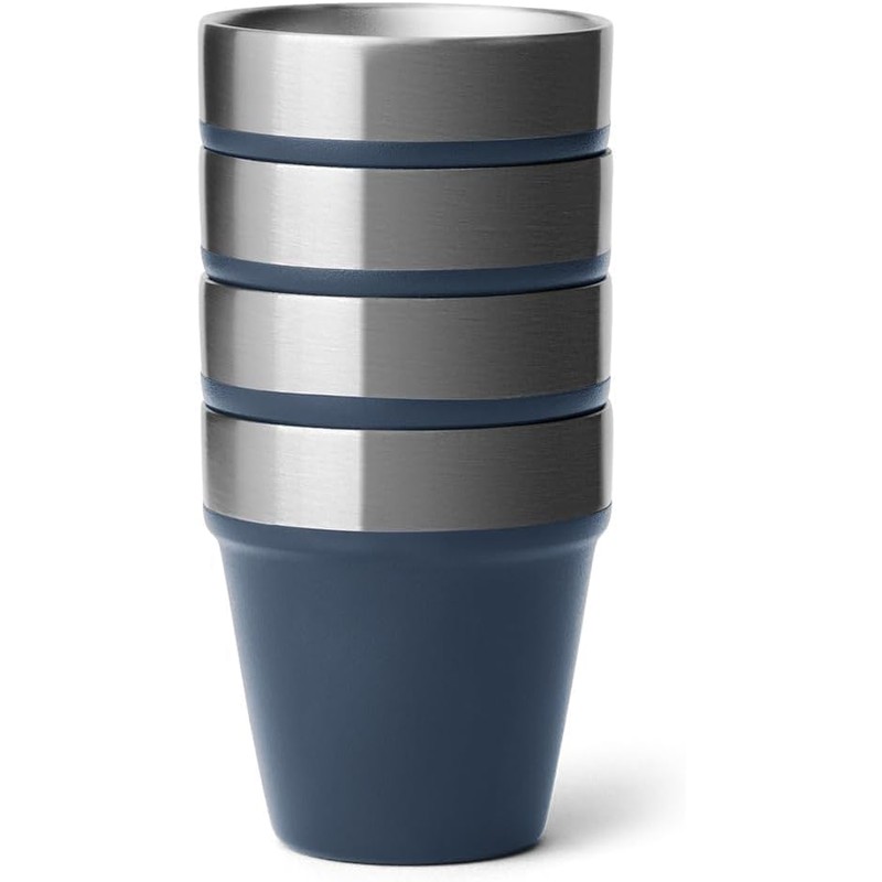 YETI Rambler Shot Glasses with Carrying Case, Navy