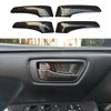 ruihe 4pc Carbon Fiber Color Inner Door Open Handle Cover