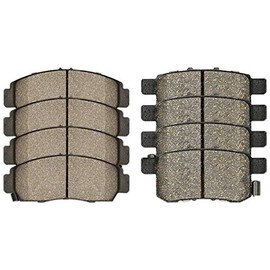 AutoShack Front and Rear Ceramic Brake Pads Set 8pcs Replacement for 2008-2009 Honda Accord 2009-2010 Acura TSX 2.4L 3.5L V6 FWD SCD787-1336