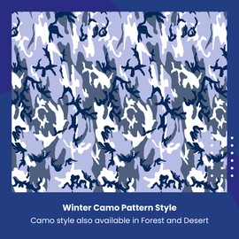 Campbell's Camo Cape for Barbers and Stylists (Winter Camo)