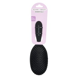 Oz Essentials Oval Cushion Detangler Brush - Black