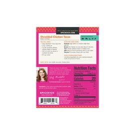 Spicekick Gluten Free Dairy Free Taco Seasoning (4 Pack) | Gluten free taco seasoning mix, taco seasoning Paleo