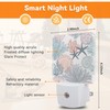 Beach Seashell Coral Starfish Night Light,Plug into Wall with Dusk