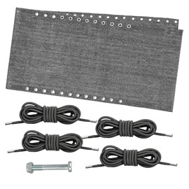 FortuneGlobe Replacement Recliner Cover with 4 Elastic Ropes (160 x 43 cm) Replacement Fabric for Zero Gravity Chair, Folding Chair, Garden Chair, Deck Chair, Outdoor Repair Fabric