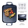 S·KITCHN Nonstick Grill Pan, Induction Stove Top Grill Plate, Glass