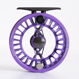 Origin II - Click Series - Fly Fishing Reel 0/1/2/3 Weight | CNC Aluminium (DEEP Purple)