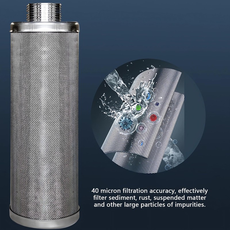 HQHAOTWU Front Filter Flow Water Purification Equitment 10inch Filter 304