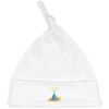 'Daffodils in A Vase' Baby Beanie Hat (BH00032424) White