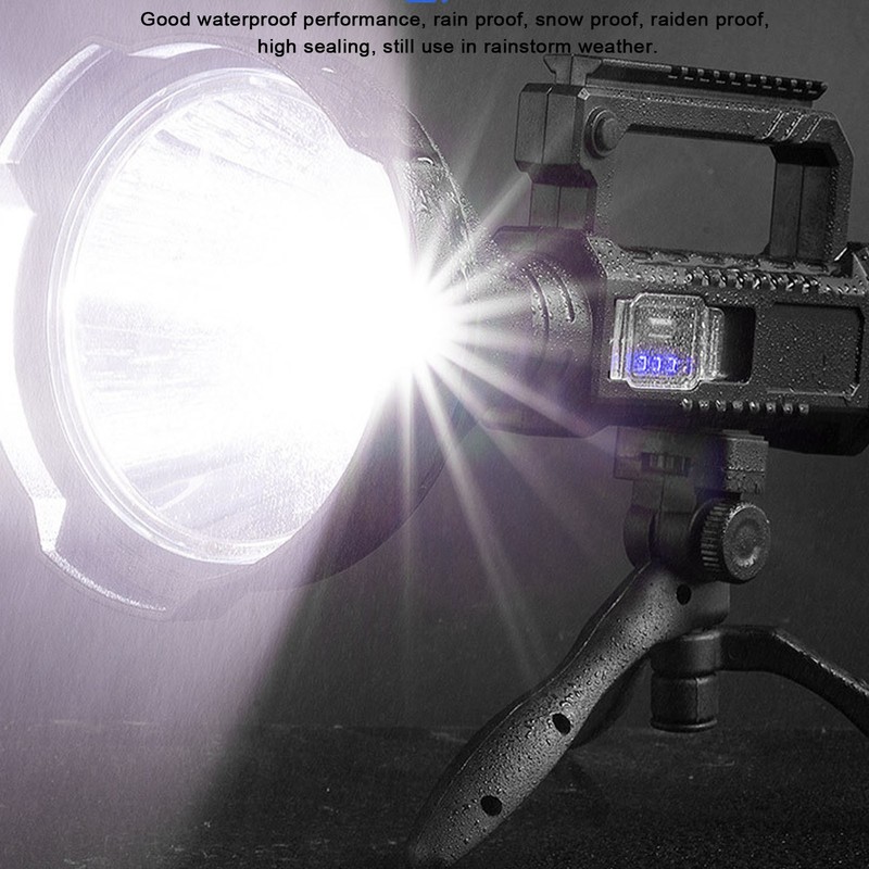 P50 LED Searchlight Smart Power Display Super Bright Handheld Spotlights