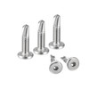uxcell Hex Socket Self Tapping Screws, 1/4 x 1 410